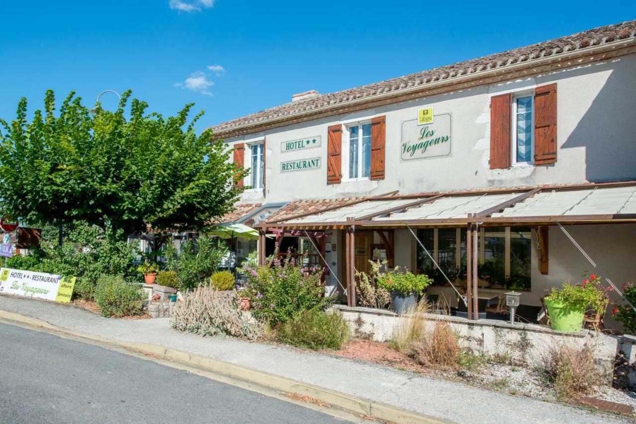 Logis Hotels - Hotel Et Restaurant Les Voyageurs Tournon-d'Agenais Exterior photo